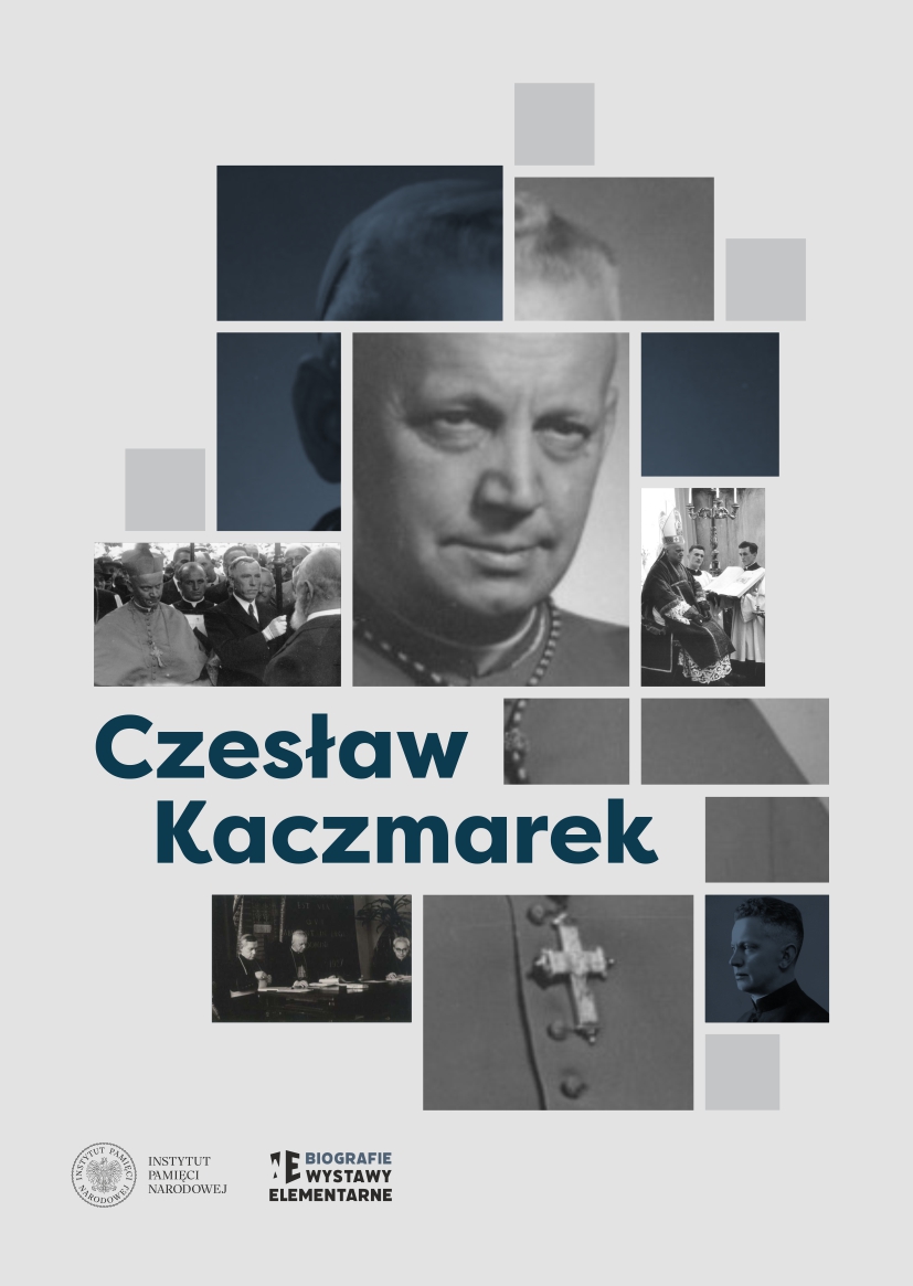 Grafina z zaproszeniem na otwarcie wystawy biograficznej pt. 