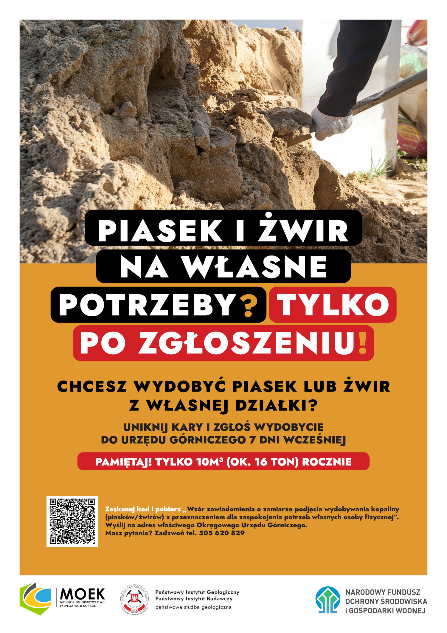 Grafika z treścią komunikatu