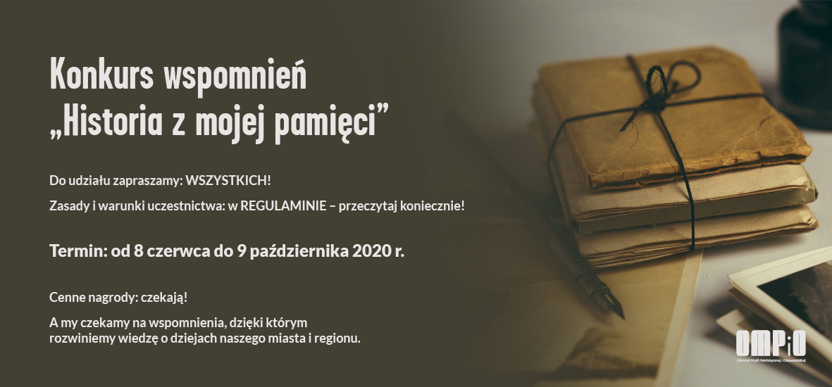 Baner - Konkurs Wspomnień „Historia z mojej pamięci”