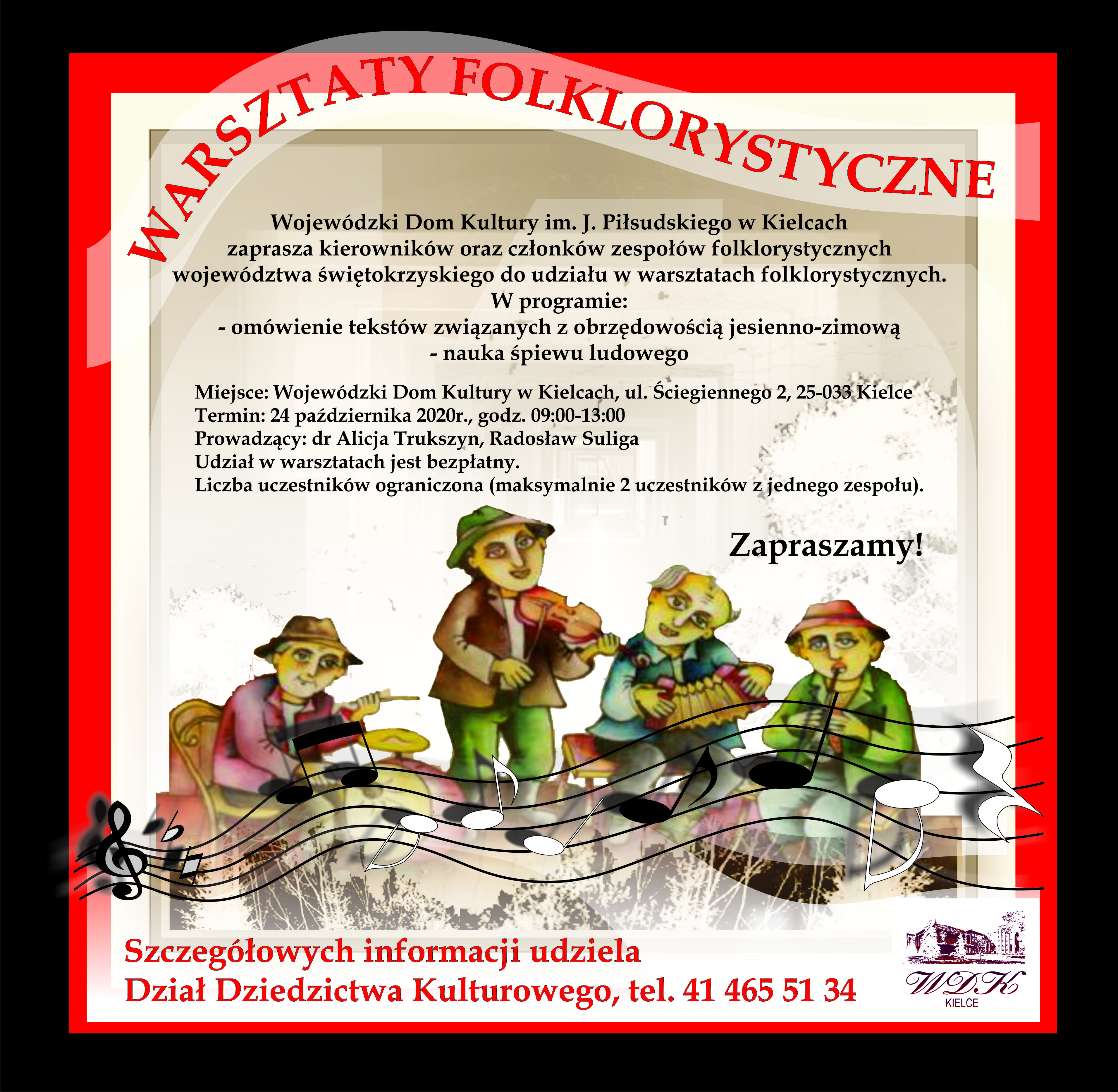 Grafika informacyjna - Warsztaty folklorystyczne