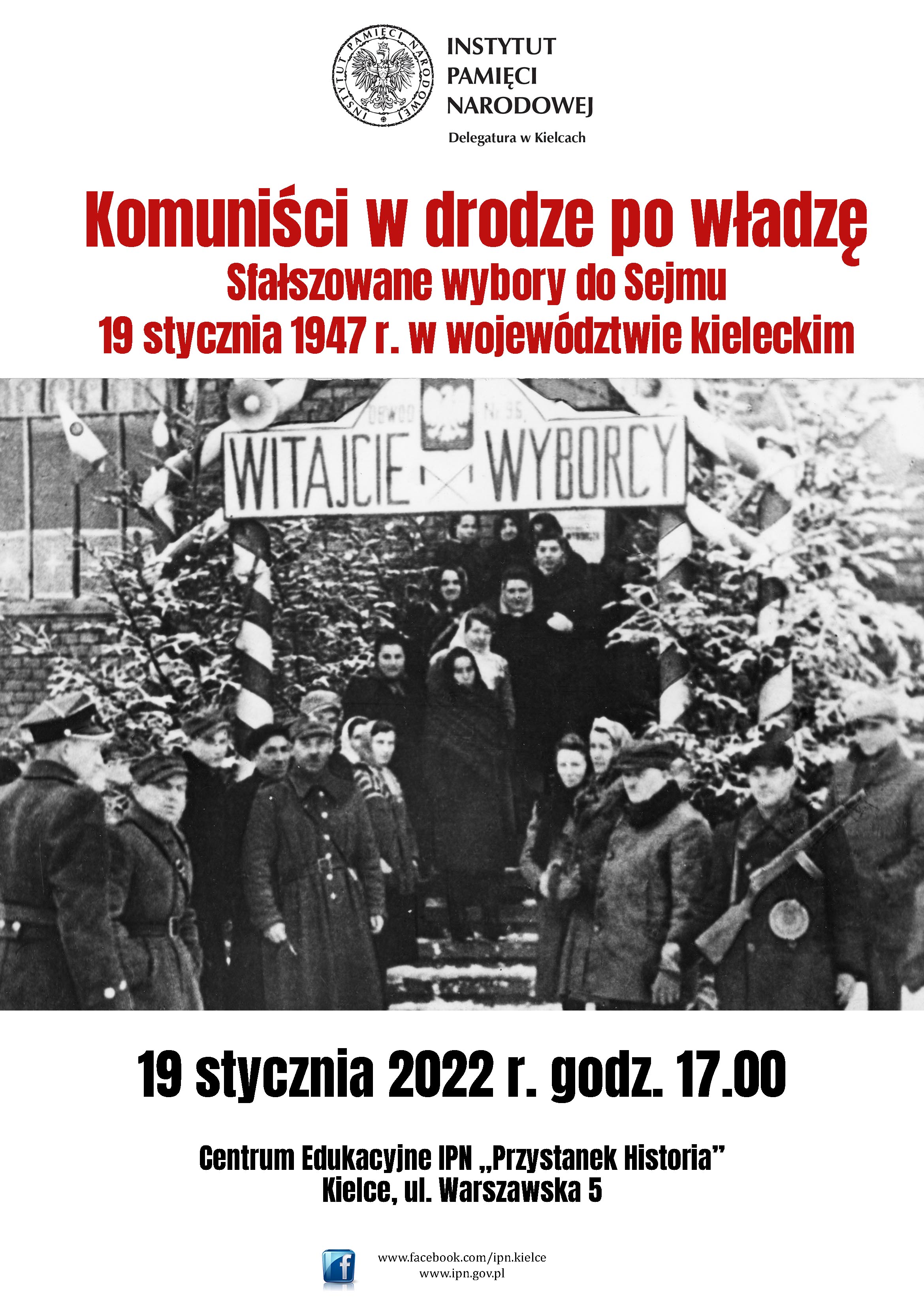 Plakat promujący panel dyskusyjny 