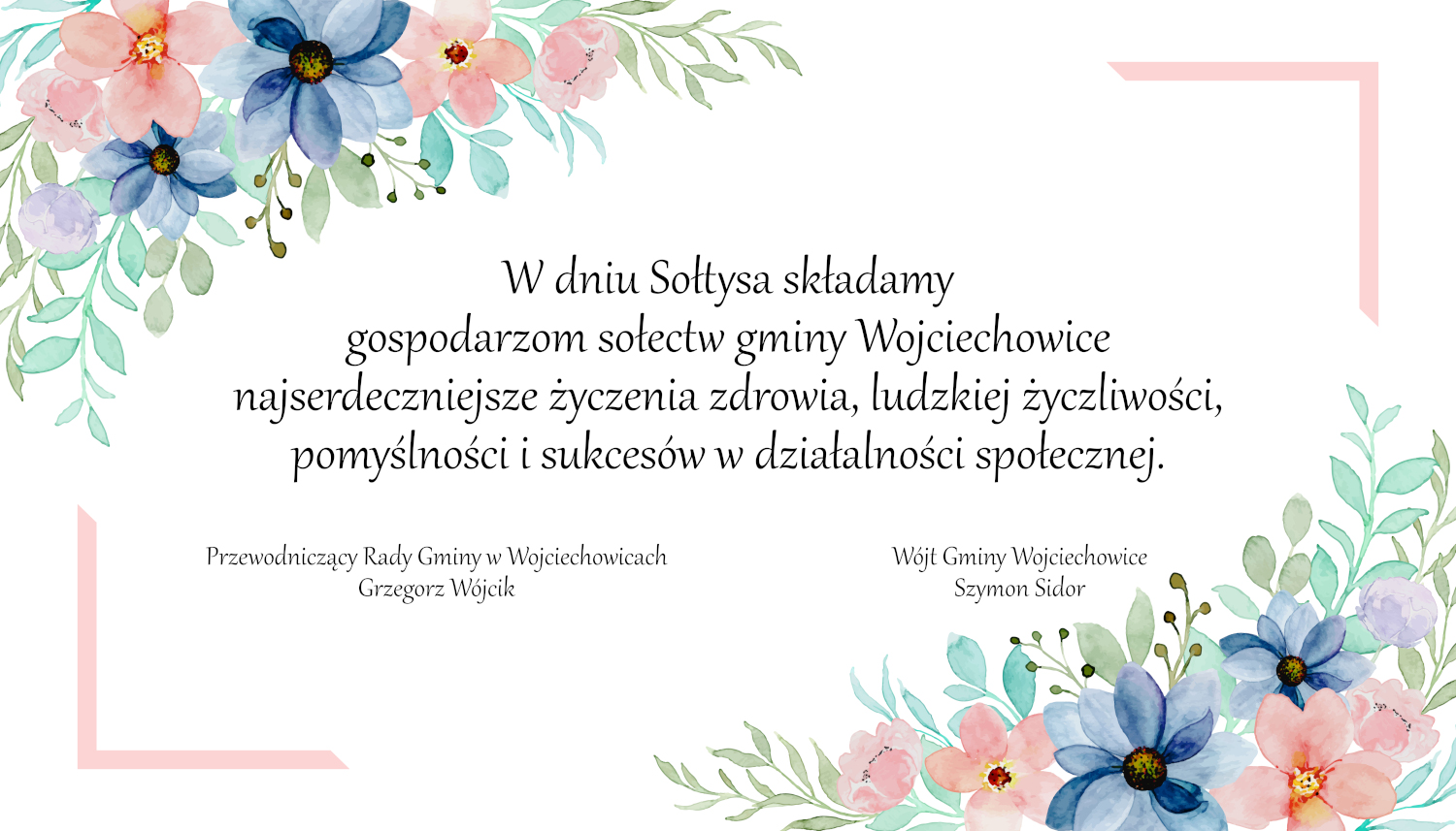 Grafika z życzeniami z okazji Dnia Sołtysa