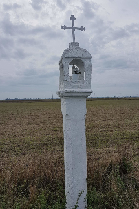 Kapliczka słupowa znajduję się „na małej” stronie przy skrzyżowaniu drogi gminnej Nr 004537T Wojciechowice - Bidziny i drogi lokalnej L2 po lewej stronie w stronę Wojciechowic