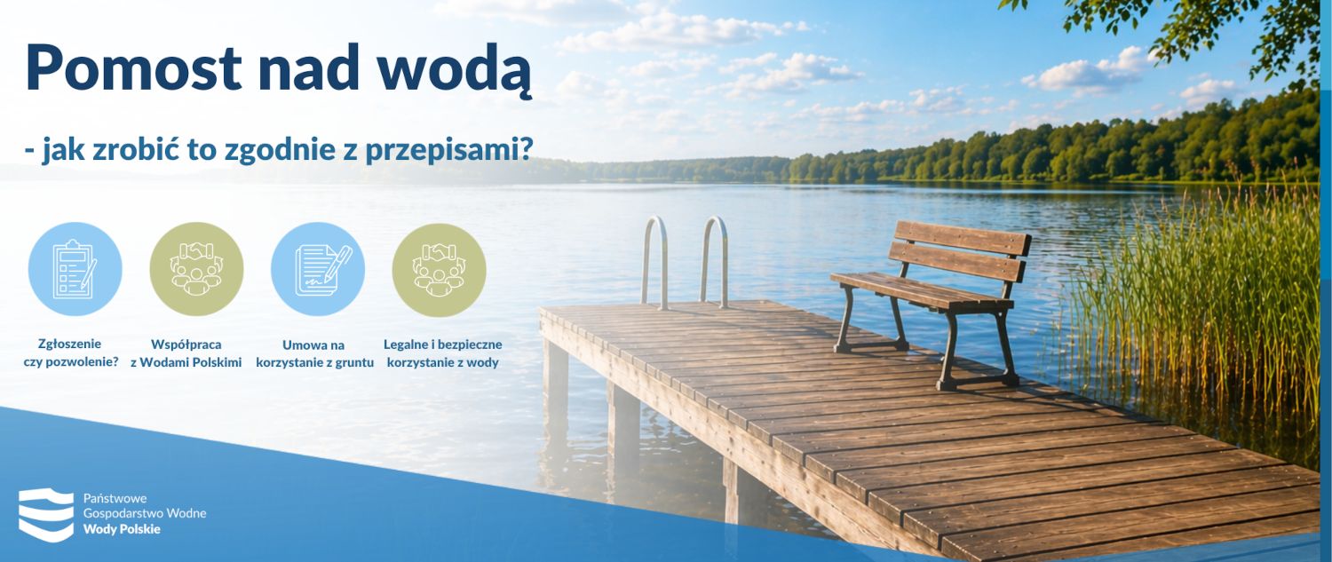 Pomost nad wodą - jak zrobić to zgodnie z przepisami? Grafika promocyjna